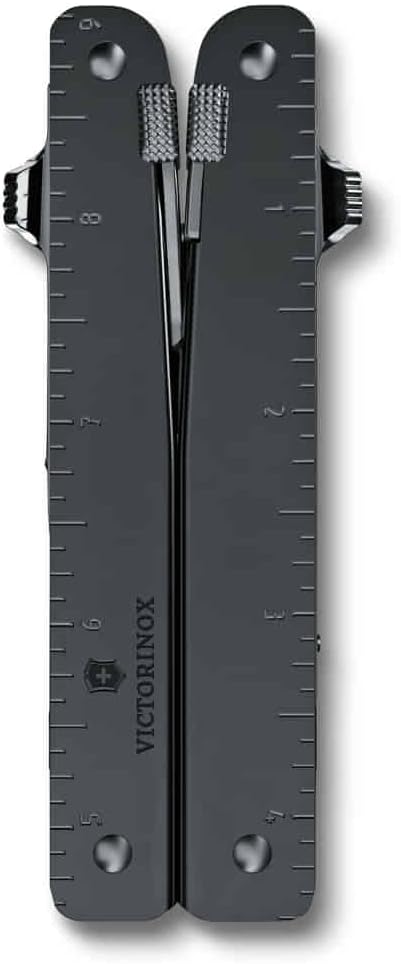 Victorinox Swiss Tool MXBS Swiss Army Knife, 26 Function Swiss Made Multitool with Large Blade, Pliers and Wire Cutter - Black with Nylon Pouch