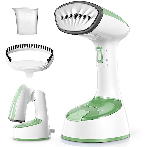 Reemix Steamer for Clothes, Folding Handheld Design Garment Wrinkles Remover, 20g/min Strong Penetrating Steam, 25-Sec Fast Heat-up, for Home, Office and Travel (Green) by Reemix - Used condition - US$21.59