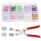 Easy to Use: The ergonomic pliers enable quick, press-and-snap installation with no sewing machine or advanced skills required All-in-One Convenience: The kit includes 100/200 metal buttons and the necessary pliers, providing a complete solution with...