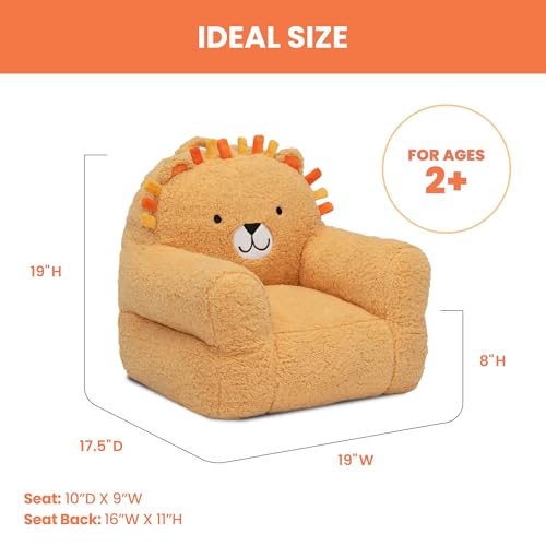 Delta Children Lion Cozee Buddy Chair, Orange by Delta Children - Image 5