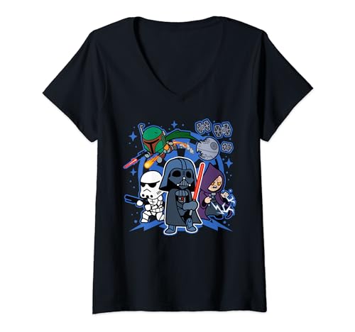 T-shirt V Star Wars femme Team Vader idéal pour un look geek et casual