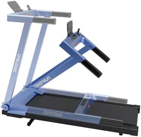 Caminadora Plegable con Inclinación Manual 6% Azul Marino miniatura 5