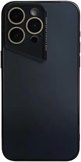 جراب حماية من الألياف الزجاجية بعدسات نانو متوافق مع آيفون 11 برو ماكس من نيكست ستور، جراب بورشه ممتاز وعدسة منشورية وحواف ناعمة - غطاء ممتص للصدمات لحماية الكاميرا من السقوط (لون أسود)