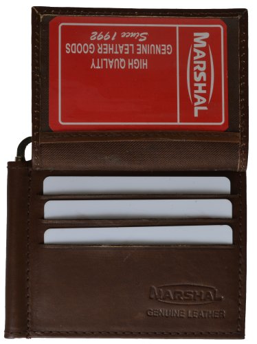 MARSHAL Center Flap Money Clip with ID and Credit Card2