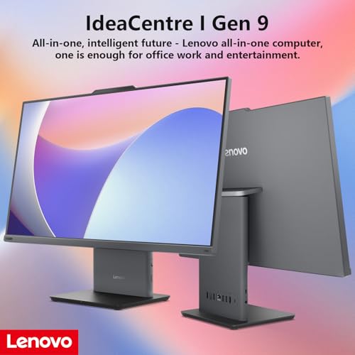 Lenovo 2025 IdeaCentre Next Gen Copilot AI Ready Business All-in-One, 27" FHD Touchscreen 100Hz, AMD Ryzen 7 7735HS, 64GB DDR5 RAM, 2TB SSD, Wi-Fi 6, Win 11 Home, Grey, ADATA 512 External SSD Bundle - Image 4