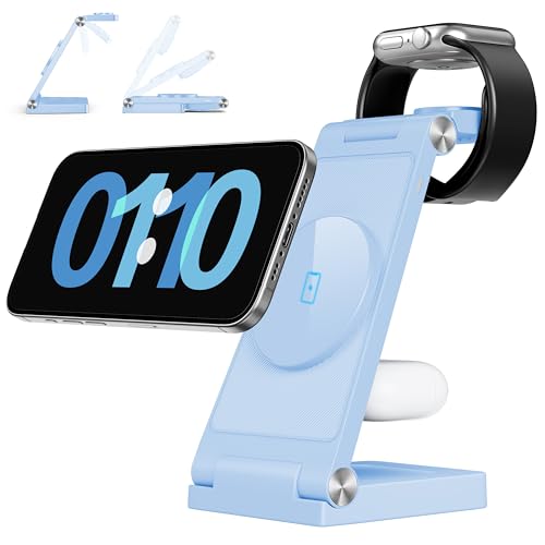 RYND 2024 ���C���C�����X�}�O�Z�[�t�[�d�X�e�[�V���� 3�C��1 �����ő�[�d iPhone 16 15 14 13 12 Pro Max Plus�p Apple Watch Series & Air pods 3 2 Pro�p�[�d��X�^���h �j���p