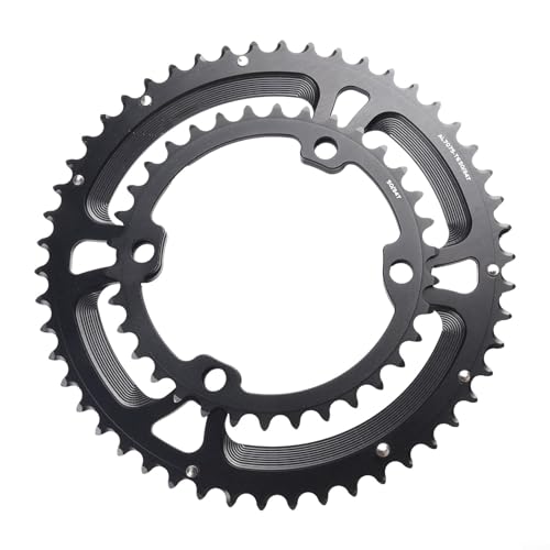Conjunto de plato doble para bicicletas de carretera diseñado para un rendimiento óptimo en FC R9100/R8000/R7000 (50-34T)