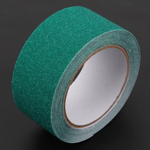 CCYLEZ Anti Slip Tape, Safety PVC Tape Adhesive Non Slip Strips for Stairs Step(green)