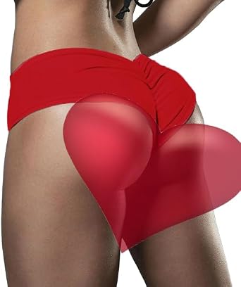 Womens Cheeky Bikini Bottoms Sexy High Waisted Ruched Brazilian Cut Swim Bottoms