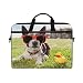 Produktbild LIUBT Laptop-Schultertasche mit Motiv "Hund mit Sonnenbrille", für Laptops von 35,6 cm bis 39,6 cm
