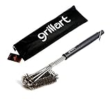 Haute Qualité Haute Qualité pour BBQ Brosse pour Barbecue en acier inoxydable - L'original de grillart professionnel avec 3 brosses en acier inoxydable pour surface brillante Nettoyage