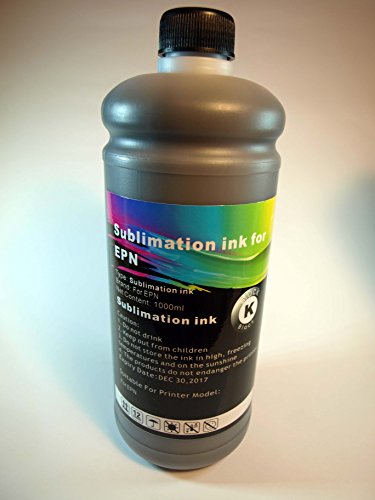 CartuchoRecargable - Tinta de sublimación EPN, Negro, 1L