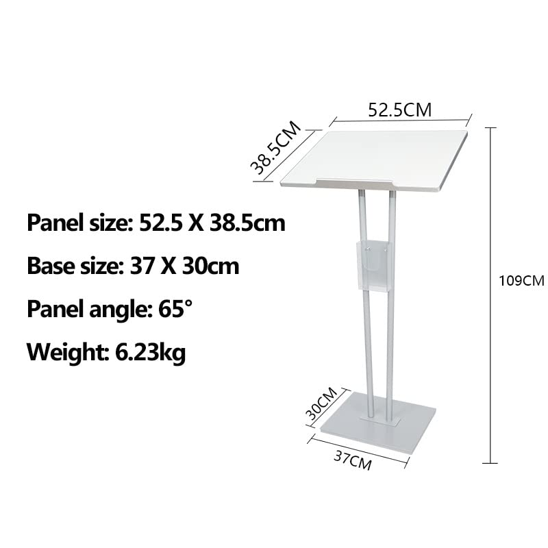 Atril de iglesia con púlpito de mesa y base estable para bodas 4