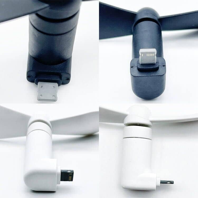 Aoiutrn 2 Pack Portable Mobile Phone Mini Fan Pocket Size Dock Cool Cooler Small Fan Compatible with iPhone 13/13 Pro/13 Pro Max /12 and More