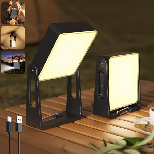 Rechargeable LED Camping Lantern 2-Pack