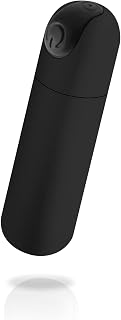 Mini Vibrator Bullet, Sex Toys, Upgraded Dildo G Spot Vibrator with 10 Vibration Modes, Vaginal Anal Adult Sex Toys for Women, Waterproof Quiet Nipple Clitorals Stimulator, USB Rechargeable, Black