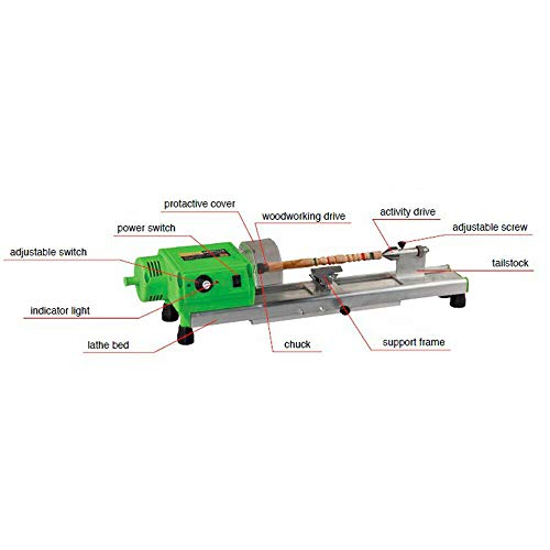 BACHIN 580W Benchtop Wood Lathe