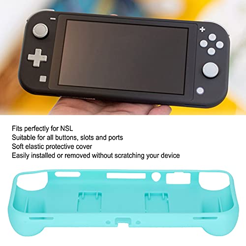 Capa protetora de TPU, 2 slots de cartão de jogo estojo protetor ergonômico portátil para switch lit