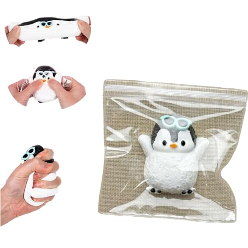 Stress Relief Toys Penguin, Anti Stress Penguin, Squishies Penguin Antistress Toy Office Desk Toy Anxiety Relief Fun Cute Penguin Gifts For Colleagues