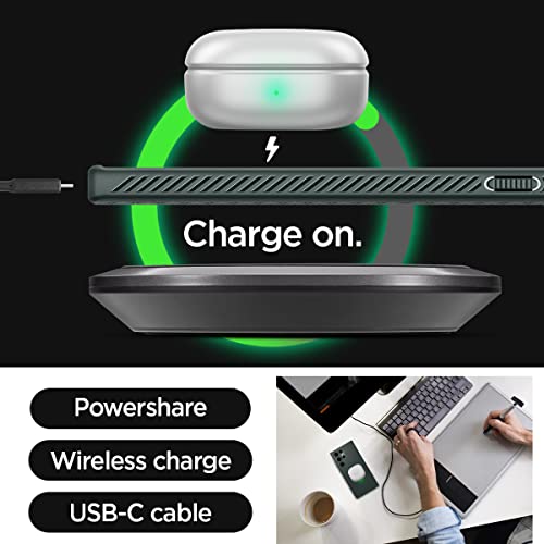 Spigen for Galaxy S23 Ultra Case, Liquid Air [No Magnet Ring] [Military-Grade Protection] - Abyss Green by Spigen - Used condition - Image 8