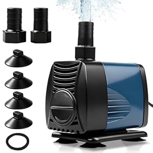 Nikou 40 W stille compacte dompelpomp 3000 l/u, waterpomp vijverpomp pomp filterpompen, vuilwater drainage dompelpomp voor gebruik zowel in water als op land