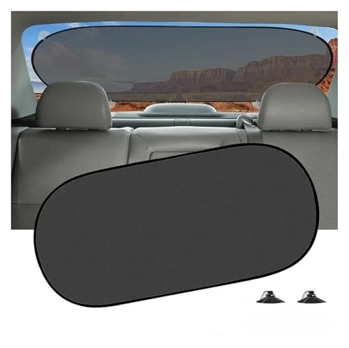 Parasol de coche universal con red de protección UV trasera y ventosas de fijación 2