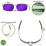 Sportowe okulary przeciwsoneczne Balinco® z aluminiow oprawk, ochron UV i polaryzacyjnymi soczewkami TAC - idealne do jazdy na rowerze - w praktycznym zestawie akcesoriów wraz z pudekiem upominkowym.