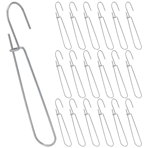 Image of PLIGREAT 18 Pcs Sewing Patterns Hanging Hooks Metal Hangers for Tailors Garment Factory Clothing Industry Organizing and Storing Sewing Patterns Design Drawing Paper Storage Organizer
