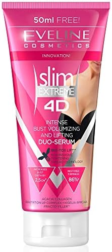 Eveline Cosmetics Bust Push-Up Serum Breast Enlargement Cream for Women | 200 ml | Intense Breast Enchancer | Visible Breast Uplift Results | Effectiveness Confirmed