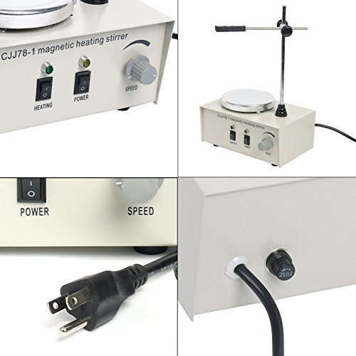 Yaeccc Magnetic Stirrer Hot Plate Magnetic Mixer 1000Ml Stir Plate Lab Stirrers #TOP5