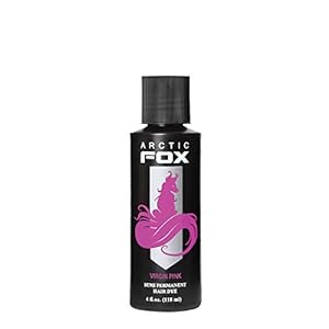 ARCTIC FOX Vegan and Cruelty-Free Semi-Permanent Hair Color Dye (4 Fl Oz, VIRGIN PINK)