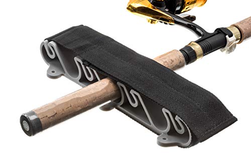 Attwood 12761-7 Vertical Mount Rod Holder, Fishing Rod Storage, Gray Plastic, Holds 4 to 6 Rods by attwood - Image 2