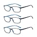 Produktbild Suertree Blaulicht Brille 3pcs Blaulichtfilter Lesebrille Computerbrille Sehhilfe Augenoptik Lesehilfe für Damen Herren 2.0x BM141