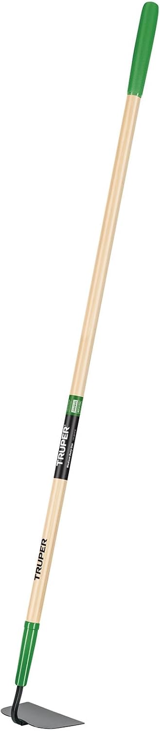 Truper TruTough Meadow Hoe, 6-Inch Steel Head, 54 in Wood Handle with 6-Inch Grip, Heavy-Duty Garden Hoe for Weeding & Soil Cultivation (Model 30006)