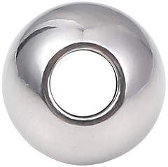 Stainless Steel Spacer Beads 8x6mm Round Loose Charm Caps Beads for DIY Jewelry Making 50pcs with 3mm Hole - Image 6