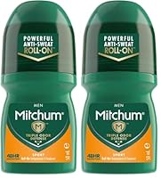 Mitchum Sport Anti-Perspirant Roll-On Deodorant for Men 50 ml (Pack of 2)