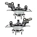 KAX 2PCS Front Steering Knuckle & Wheel Bearing Hub Assembly Fit for Jeep Patriot 2007-2017, Jeep Compass 2007-2017, Dodge Caliber 2007-2012, Passenger and Driver Side Replaces 698-410, 698-411