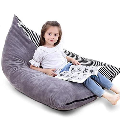 Stuffed Animal Storage Bean Bag Chair | 53" Extra Large Beanbag Cover For Kids And Adults, Plush Toys Holder And Organizer For Boys And Girls | Premium Velvet - Soft & Comfortable #TOP20