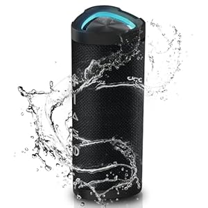 Vanzon V40 Bluetooth Speakers, Portable Wireless Speaker V5.0 with 24W Loud Stereo Sound, 24H Playtime, TWS & IPX7 Waterproof, Suitable for Travel, Home and Outdoors