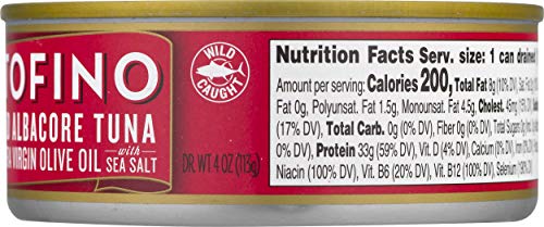 Portofino Solid Albacore Tuna In Extra Virgin Olive Oil, 4.5 Oz, Pack Of 12 #TOP7