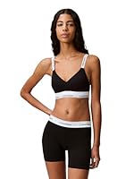 Calvin Klein Modern Cotton Light Lined Bralette (Avg) Black M