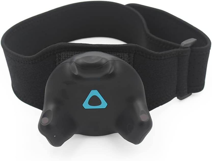 Cinturón de seguimiento de diadema VR para HTC Vive Tracker 3.0 - Correa de cabeza de fijación ajustable posicionador de juego VR