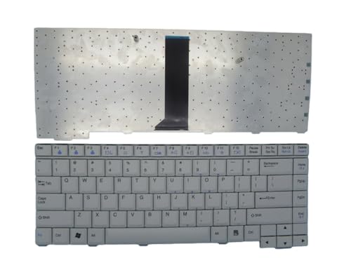 Teclado portátil para LG LW50 negro ideal para teletrabajo con teclado de Estados Unidos
