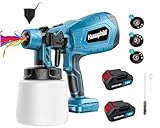 Akku Farbsprühsystem, Ersatz für Makita, Kompatibel mit Makita BL1840 BL1850b, Mit 3 Düsen, 3...