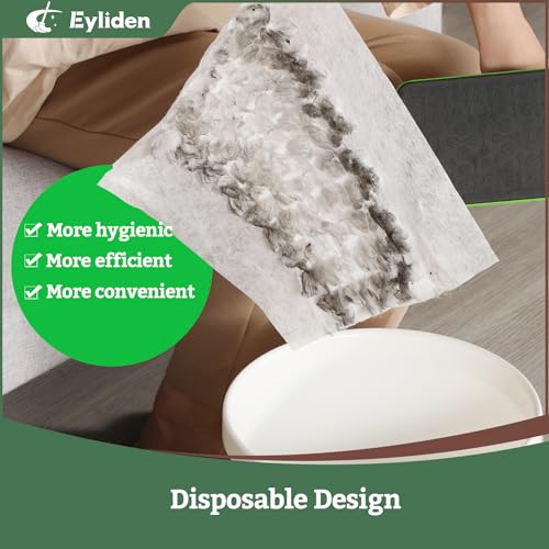 Eyliden 24 Count Heavy-Duty Pet Hair Sweeper Pads | Universal 10 inch Refills | Deep Fiber Lock Technology for Fur & Dust | Dry Floor Cleaning Cloths by Eyliden - Image 5