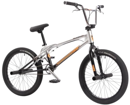 KHE Tricky AL 20 Zoll BMX Bike – Aluminium Rahmen – Affix Rotor – 2X U-Bremse – Pegs – 10,9 kg – Flatland Park Freestyle – für Kinder & Erwachsene – Modell 2025 – Chrom/Schwarz KHE Tricky AL 20 Zoll BMX Bike – Aluminium Rahmen – Affix Rotor – 2X U-Bremse – Pegs – 10,9 kg – Flatland Park Freestyle – für Kinder & Erwachsene – Modell 2025 – Chrom/Schwarz