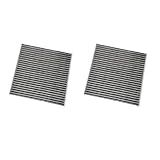 Car Air Filter Compatible With Acura TSX 2004-2014 Carbon Fiber Cabin Auto Filters CF10134
