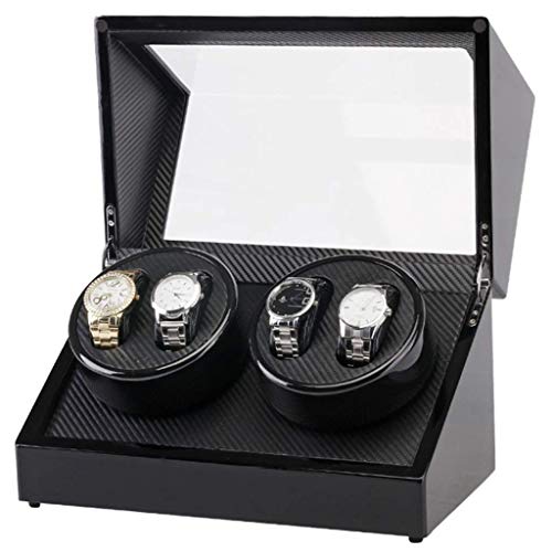Caja giratoria para 4 relojes automáticos con motor silencioso 2