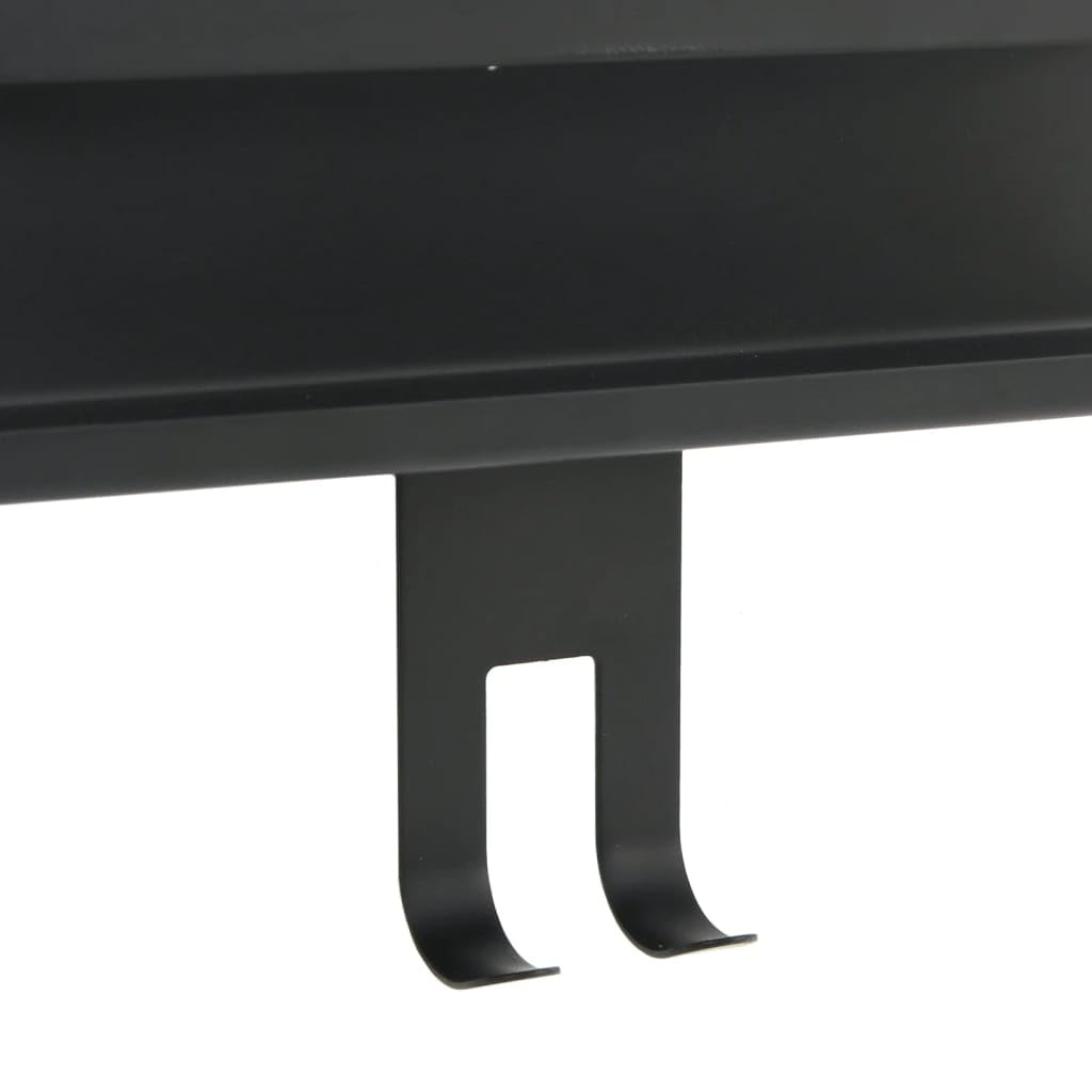 Duschcaddy - Estantería colgante de acero inoxidable 304, 41 cm de altura, con gancho para puerta de ducha de hasta 25 mm, soporta hasta 20 kg, práctico sistema de almacenamiento