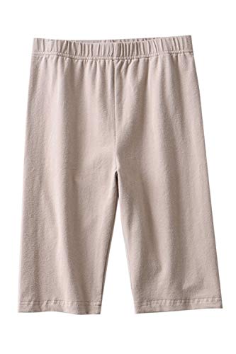 Zinmuwa Pantalones Cortos para Mujer Leggings Cortos Ciclista Evitar Fricción Bajo Falda De Algodón Beige L